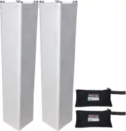 Pro X White 4.92ft 1.50 meter Lycra Cover Scrim fits 12" Quad Box Truss Segment