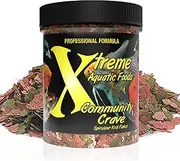 Community Crave Spirulina/Krill Flakes Fish Food 28 Grams (1oz) - Tropical Fish Flakes