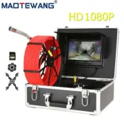 9inch Industrial Endoscope DVR 16GB Sewer Drain Pipe Inspection Video Camera 40M