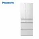 Panasonic國際牌550L六門變頻玻璃冰箱 NR-F559HX-W1 翡翠白