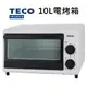 【TECO 東元】10L電烤箱(YB1002CB)
