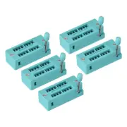 Universal IC Test ZIF Socket 16 Pin 3.0mm Pitch for Microcontroller, Chip 5 Pack