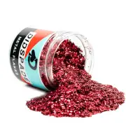 2oz Red Delicious 0.025 Red Metal Flake - Solvent Resistant Glitter