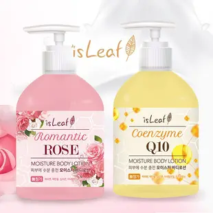 韓國 isLeaf Q10/玫瑰 水感保濕身體乳 400ml Q10乳液 身體乳液-小紅帽美妝