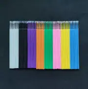 100pcs Dental Disposable Micro Applicators Brush Mixed Sticks Bendable Swab