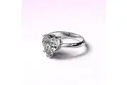 Lily Heart Ring Embellished With SWAROVSKI Crystals
