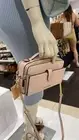 Michael Kors Women Medium Double Zip Phone CrossbodyLight Powder Blush