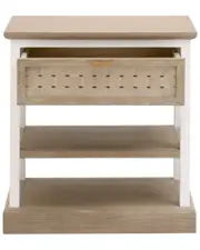 Essentials For Living Weave 1-Drawer Side Table