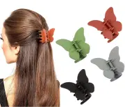 4 Pcs Butterfly Hair Clips Claw Clips for Thick Hair for Hair Small Hair Clips for Women Butterfly Claw Clips Cute Hair Clips Hair Accessories Hair