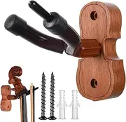 Wall-Mounted Guitar Hook - Heavy Duty Hangers for String Instruments, Fits Cello, Viola, Ukulele, Violin | Strong Load-Bearing Display Mount with Bow Hook, Home Studio Storage for Musical Instruments
