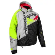 Castle X Code G4 Snowmobile Jacket - Hi-Vis/Red/Silver/Charcoal