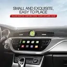 Stick-On Digital Watch Dashboard Round Car Clock Quartz Clocks Automobiles