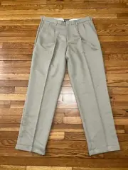 DOCKERS Pleated Front Chino Pants Men's Size 36x34 Straight Leg Classic Fit