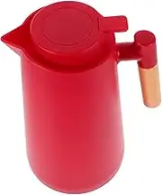 Thermal Jug Tea Dispenser Thermal Drink Container Pitcher with Spout Water Carafe Wine Pitcher Juice Containers Thermal Carafe Coffee Pot Insulated Container Milk Jar Glass Red