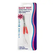 Easy Kut Spring Action Scissor With Curved Blade for Easier Cutting