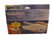 White Quickstitch Hand-Held Stitch Sewing Machine NIB