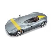 Bburago Licensed 1:18 Scale Ferrari R&P Monza SP-1 One-Off Project Car Diecast Model Grey