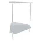 Acrylic End Table 2 Tier Corner Side Table Small Corner Table For Living Room B