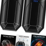 Hand Warmers Rechargeable, Dnaleao 2 Pack 4000mAh Electric Portable Pocket He...