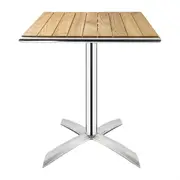 Bolero Ash Flip Top Square Bistro Table 600mm PAS-GK991