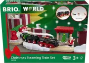 BRIO Christmas Steaming Train Set 36014 Electric vehicles Toy Wooden rail Figure