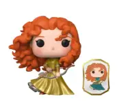 Funko Pop! Disney Ultimate Princess #324 - Merida (Gold) with Pin & Protector
