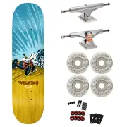 Real Premium Skateboard with Indy Trucks, Spitfire Wheels 8.06" Jimmy Wilkins R