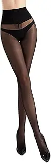 [Jieaissna] Women's Ultra-Thin 40 Denier Pantyhose - Low-Waist T-Crotch Design, Anti-Snag Reinforced Toe, Sheer Stockings