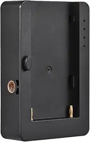 NP-F Battery Charger Battery Adapter Plate with Type-C Charging Port USB5V DC7.4V Outputs 1/4 Inch Screw Hole for NP-F550 F750 F970 Batteries Black One Size