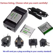Slim USB Battery Charger for Casio NP-40 AZ526 HP V5061H D3500 V5560AU SKL-60
