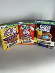 Trix Cereal Pokemon 25th Anniversary Foil Pikachu's Cards Collector Box Sealed