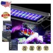 18W Dimmable LED Aquarium Light for 18-24" Tanks - Full Spectrum Coral Growth