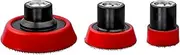 Yakamoz 3Pcs M14 Threaded 1" 2" 3" Hook and Loop Polishing Buffing Pads Backing Pad Plates for Angle Grinder Accessories Sanding Buffing Polishing Car Detailing