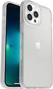 OtterBox React Series Shockproof and Drop Proof Mobile Phone Protective Thin Case for iPhone 13 Pro Max/12 Pro Max, Clear