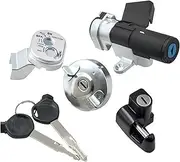 TAHYUI Motorcycle Ignition Key Switch With Lock Fuel Gas Tank Cap Cover Latches For NPS50 Ruckus 50 2003-2009 2011-2017 NPS 50