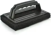 BBQ Buddy Flat Top Grill Cleaner - Large Grip Handle BBQ Cleaner - Heavy Duty Grill Scrubber for Outdoor Grill and Barbecue - Griddle Cleaning Kit - Scratch-Free Nylon Construction