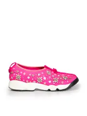 Pink Embellished Fusion Technical Trainers