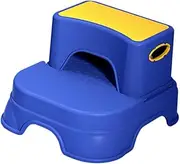 MOLUCKFU Baby Foot Stool Children's Step Stool Non-Slip Double-Layer Pp Material