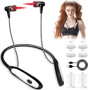 Seelenklang Tinnitus Infrared Ear Plugs, Tinnitus Infrared Headphones, Red Light Pods for Nose Ears, Tinnitus Device, Noise Reduction and Sleep Aid