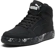 [PUMA] Men's Rebound Layup Sneaker, Black-Desert Dust