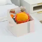 Closet Basket Foldable Holder Fold Fabric Storage Box Minimalist
