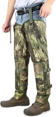 QOGIR Snake Guard Protection Chaps: Snake Bite Protection for Ankle to Thigh Sna