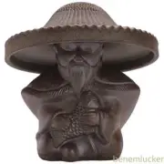 Lakes Filter Group Old Fisherman Little Monk Bamboo Hat Tea Funnel Tea Infuser