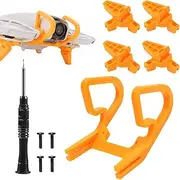 Bumper for Dji Neo Gimbal, Foldable Booster Stand for Pocket Drone Neo, Orange Bumper and Foldable Stand for Drone Dji Neo Accessories, for Dji Neo Protection