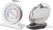 Large Dial Stainless Steel Freezer Refrigerator Thermometer Temperature Gauge Tool for Kitchen Refrigerator