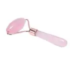 Rose Quartz Crystal Roller Massager Lifting Wrinkle Facial Skin Care Beauty _cu