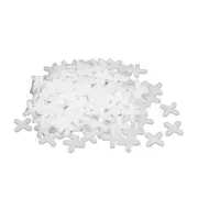 Wall Floor Tile Plastic Cross Spacer 5mm White 200pcs
