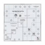 Creative Grids Log Cabin Trim Tool Two 6 & 12 Inch Blocks CGRJAW2