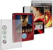 Malko Blu-ray Steelbook Protector Case - Acid Free Plastic Protective Sleeve (10 Pack)