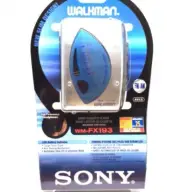 Sony Walkman Personal Cassette Player - Silver/Blue (WM-FX193/LM2)